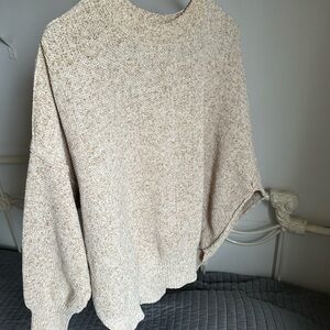 Abercrombie & Fitch Cream Knit Sweater